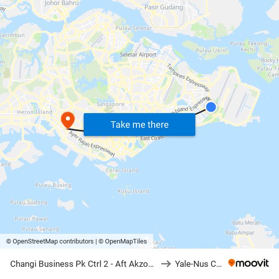 Changi Business Pk Ctrl 2 - Aft Akzonobel (96361) to Yale-Nus College map