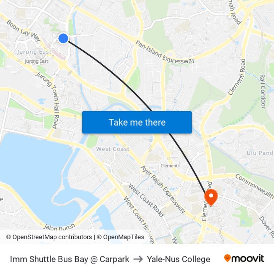 Imm Shuttle Bus Bay @ Carpark to Yale-Nus College map