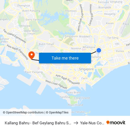 Kallang Bahru - Bef Geylang Bahru Stn (60031) to Yale-Nus College map
