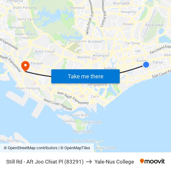 Still Rd - Aft Joo Chiat Pl (83291) to Yale-Nus College map