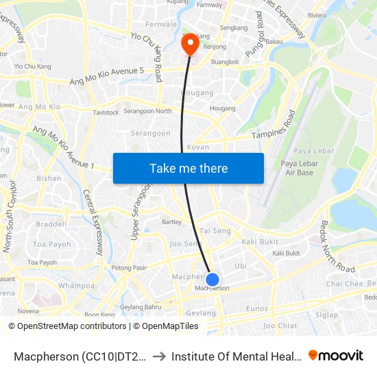Macpherson (CC10|DT26) to Institute Of Mental Health map