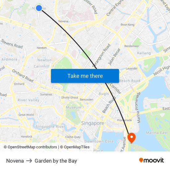 Novena to Garden by the Bay map