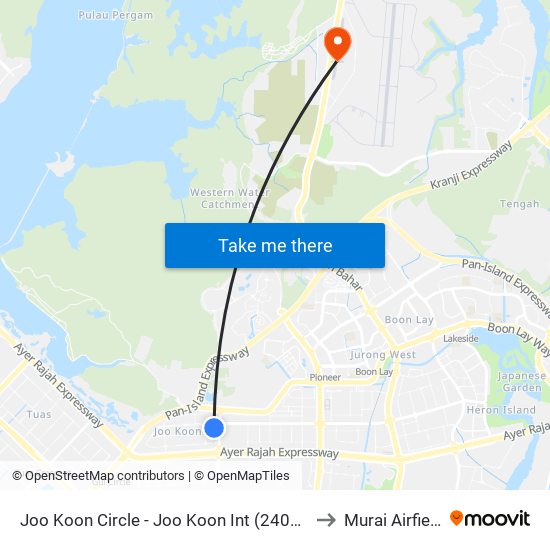 Joo Koon Circle - Joo Koon Int (24009) to Murai Airfield map