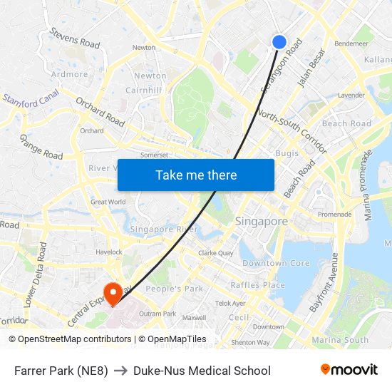 Farrer Park (NE8) to Duke-Nus Medical School map