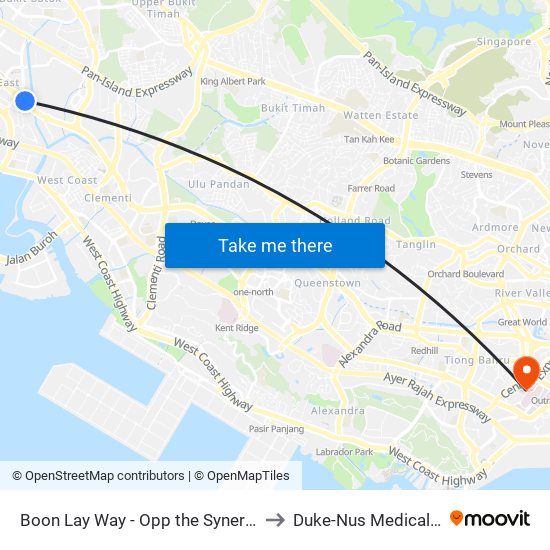 Boon Lay Way - Opp the Synergy (28049) to Duke-Nus Medical School map