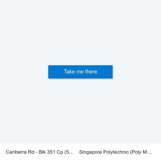 Canberra Rd - Blk 351 Cp (58111) to Singapore Polytechnic (Poly Marina) map