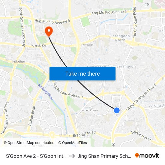 S'Goon Ave 2 - S'Goon Int (66009) to Jing Shan Primary School Field map