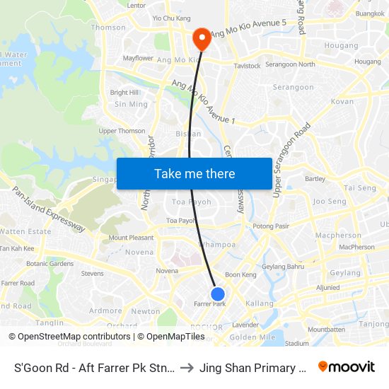 S'Goon Rd - Aft Farrer Pk Stn Exit G (07211) to Jing Shan Primary School Field map