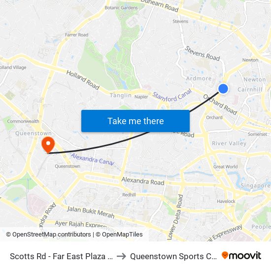 Scotts Rd - Far East Plaza (09219) to Queenstown Sports Complex map