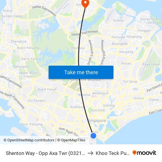 Shenton Way - Opp Axa Twr (03217) to Khoo Teck Puat map