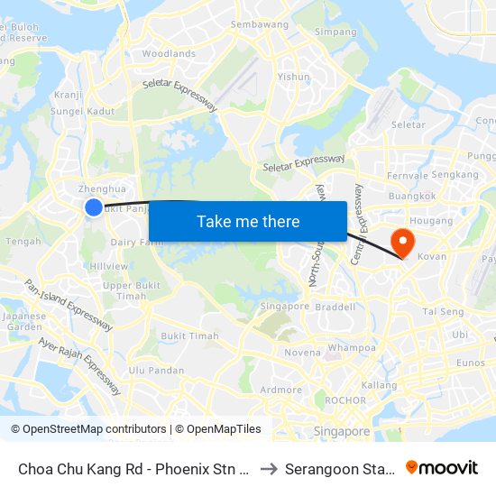 Choa Chu Kang Rd - Phoenix Stn (44141) to Serangoon Stadium map