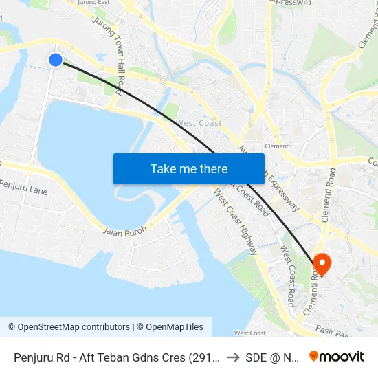 Penjuru Rd - Aft Teban Gdns Cres (29159) to SDE @ NUS map