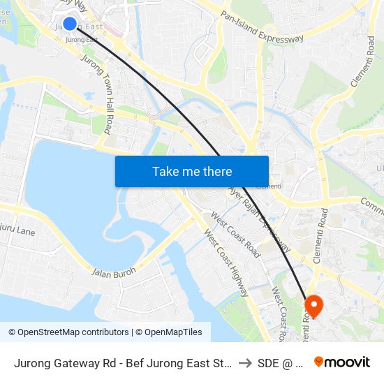 Jurong Gateway Rd - Bef Jurong East Stn (28211) to SDE @ NUS map