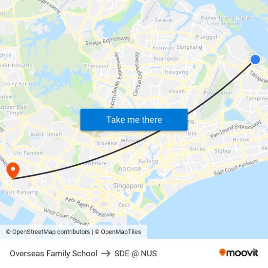 Overseas Family School to SDE @ NUS map