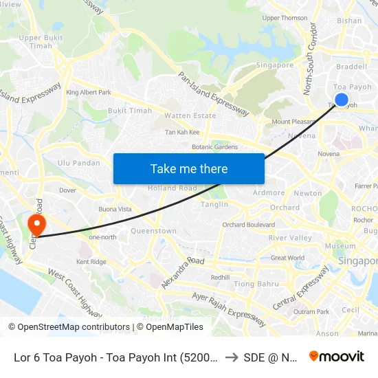 Lor 6 Toa Payoh - Toa Payoh Int (52009) to SDE @ NUS map