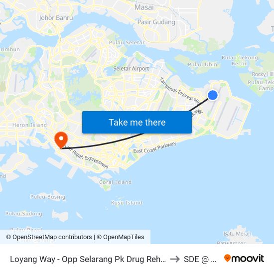 Loyang Way - Opp Selarang Pk Drug Reh. (97089) to SDE @ NUS map
