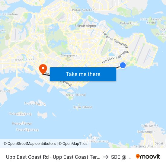 Upp East Coast Rd - Upp East Coast Ter (94009) to SDE @ NUS map