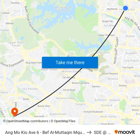 Ang Mo Kio Ave 6 - Bef Al-Muttaqin Mque (54039) to SDE @ NUS map