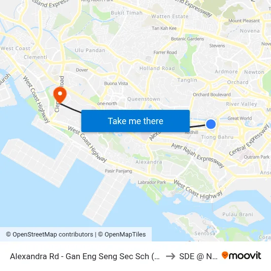 Alexandra Rd - Gan Eng Seng Sec Sch (10241) to SDE @ NUS map