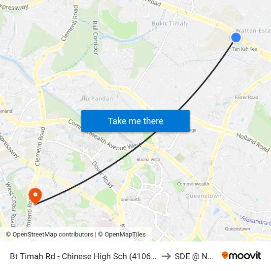 Bt Timah Rd - Chinese High Sch (41061) to SDE @ NUS map