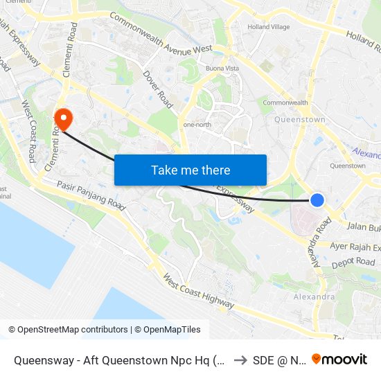 Queensway - Aft Queenstown Npc Hq (11021) to SDE @ NUS map