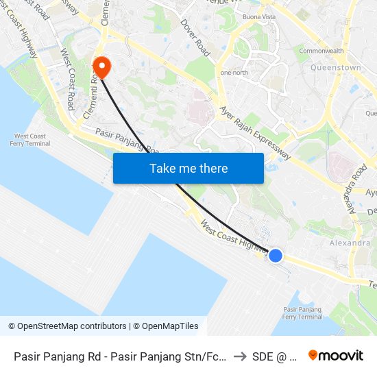 Pasir Panjang Rd - Pasir Panjang Stn/Fc (15191) to SDE @ NUS map