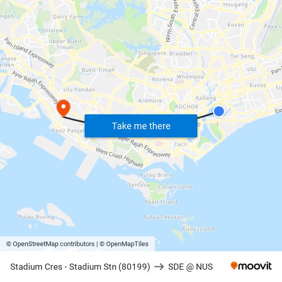 Stadium Cres - Stadium Stn (80199) to SDE @ NUS map