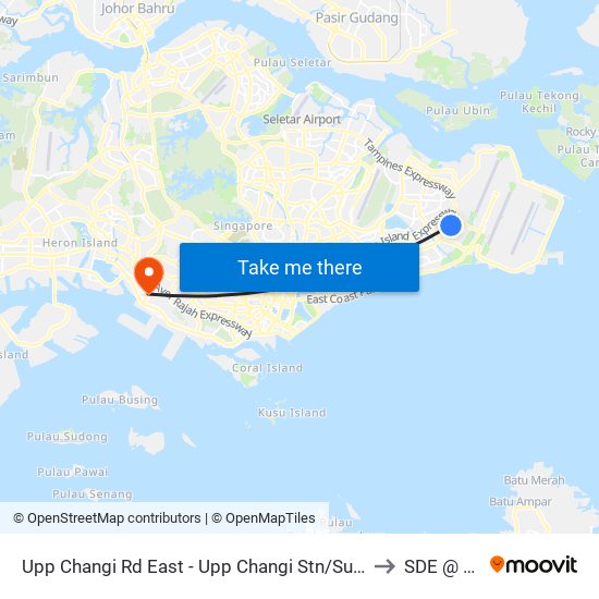 Upp Changi Rd East - Upp Changi Stn/Sutd (96049) to SDE @ NUS map