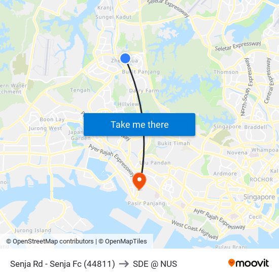Senja Rd - Senja Fc (44811) to SDE @ NUS map