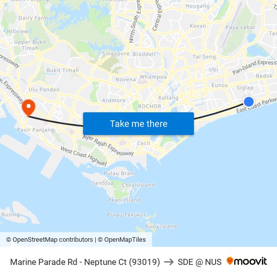 Marine Parade Rd - Neptune Ct (93019) to SDE @ NUS map