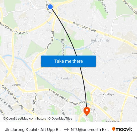 Jln Jurong Kechil - Aft Upp Bt Timah Rd (42259) to NTU@one-north Executive Centre map