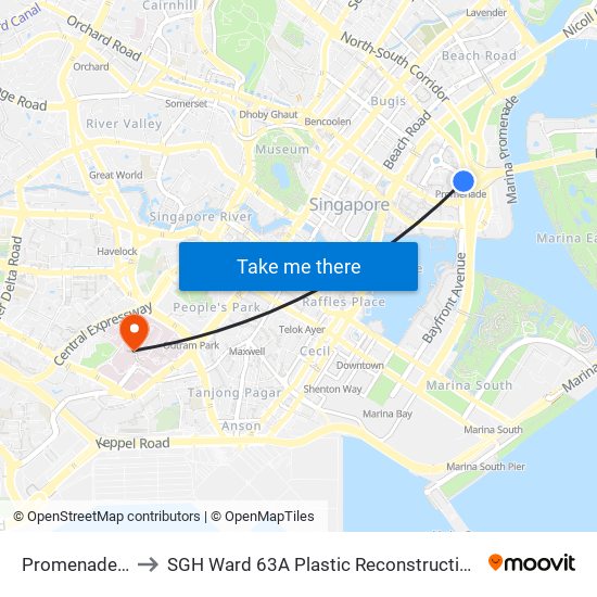 Promenade (CC4|DT15) to SGH Ward 63A Plastic Reconstructive Aesthetic Surgery/ Eye Surgery map