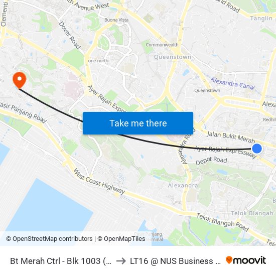 Bt Merah Ctrl - Blk 1003 (10659) to LT16 @ NUS Business School map