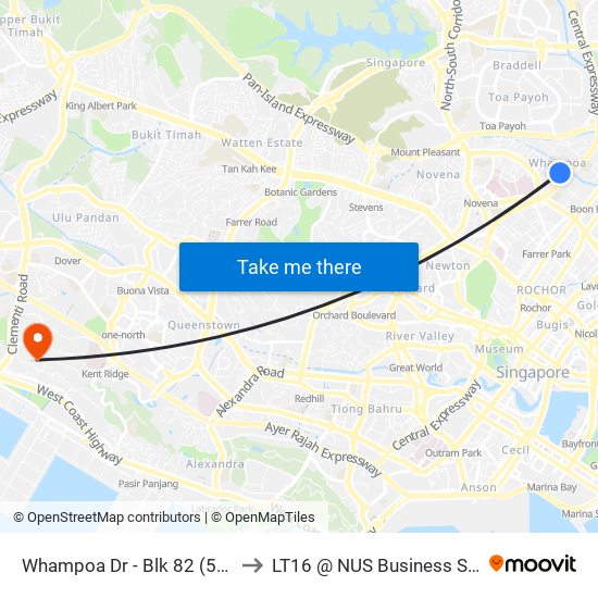 Whampoa Dr - Blk 82 (50991) to LT16 @ NUS Business School map