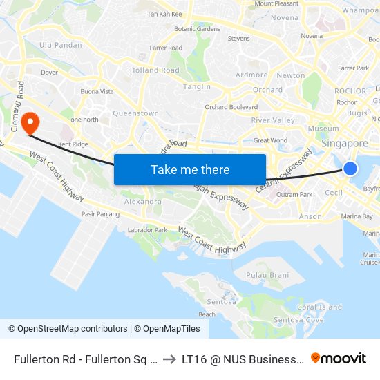 Fullerton Rd - Fullerton Sq (03011) to LT16 @ NUS Business School map