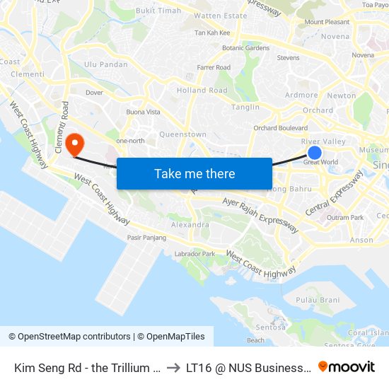 Kim Seng Rd - the Trillium (13139) to LT16 @ NUS Business School map