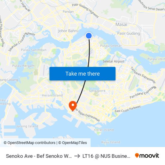 Senoko Ave - Bef Senoko Way (47111) to LT16 @ NUS Business School map