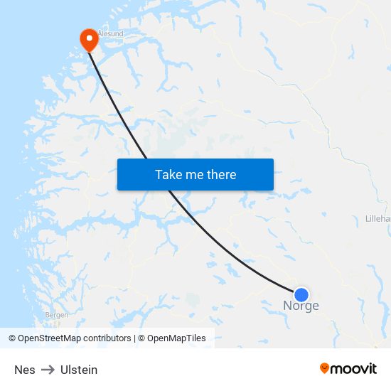 Nes to Ulstein map