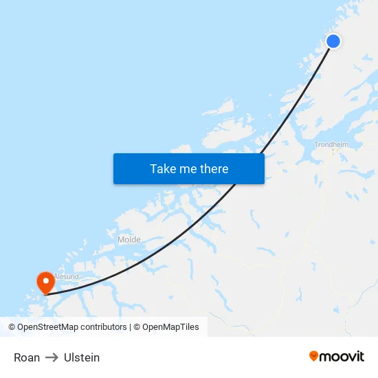 Roan to Ulstein map