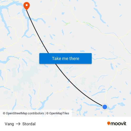 Vang to Stordal map