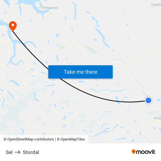 Sel to Stordal map