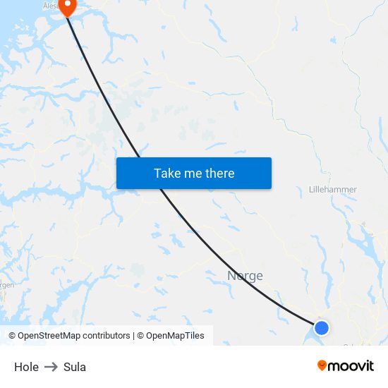 Hole to Sula map