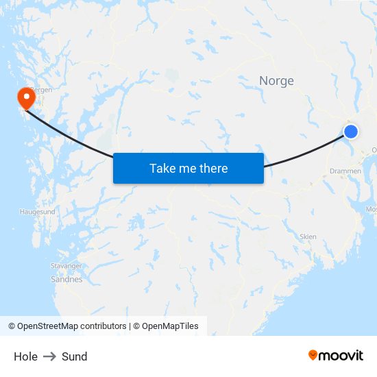 Hole to Sund map