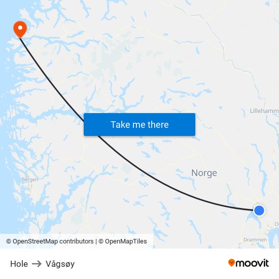 Hole to Vågsøy map