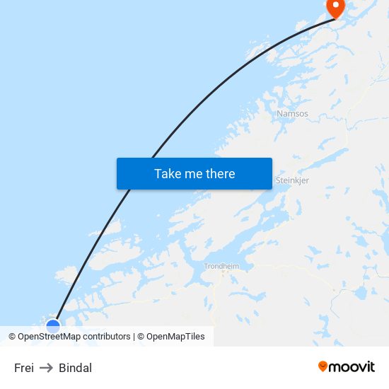 Frei to Bindal map