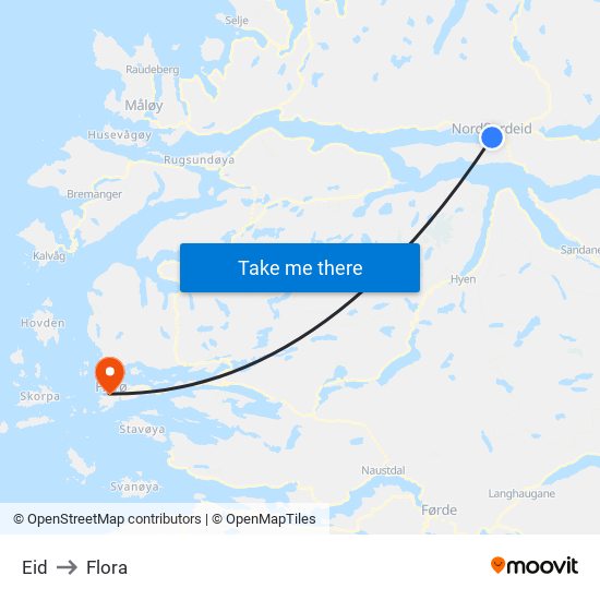 Eid to Flora map