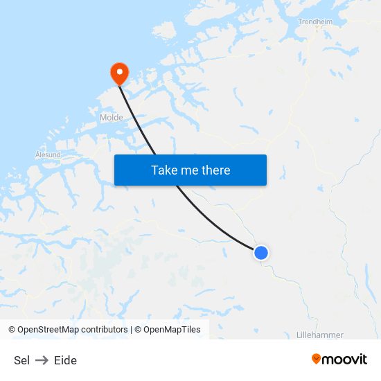Sel to Eide map