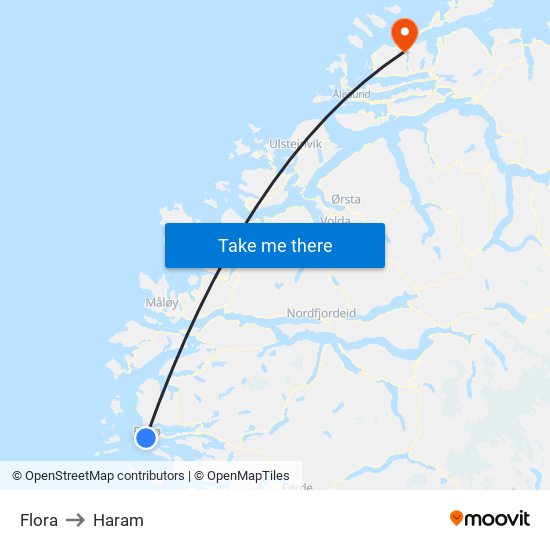 Flora to Haram map