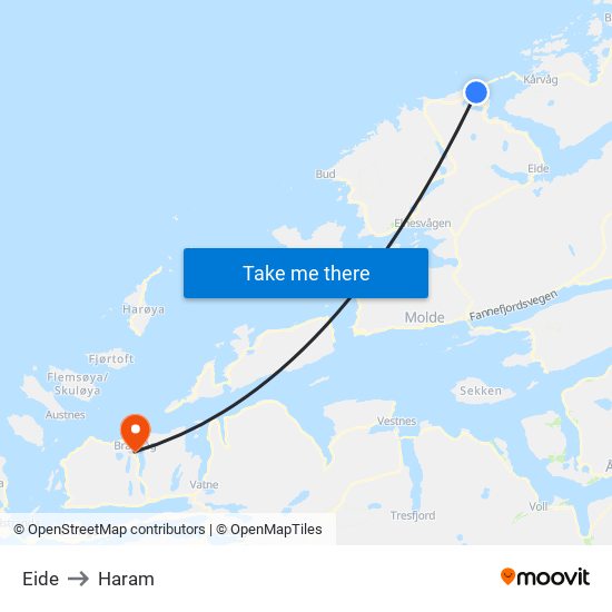 Eide to Haram map