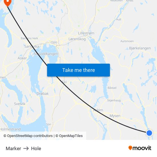 Marker to Hole map